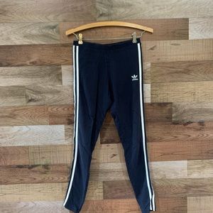 Blue adidas leggings